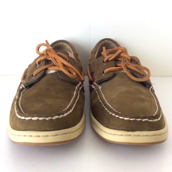 Sperry Top Sider Suede Leather Flats Size 9.5 - Picture 5 of 15